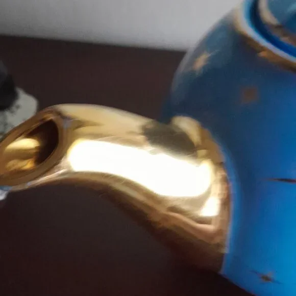 HALL Periwinkle Atomic Starburst 6 Cup Teapot - Picture 5 of 9